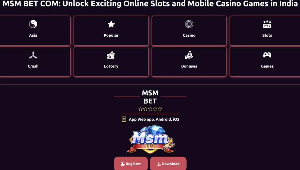 MSM Bet App